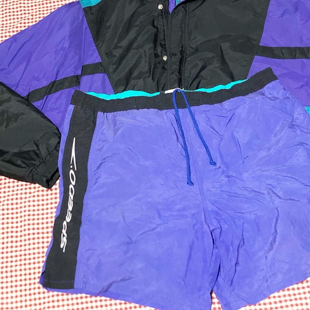 Vintage Speedo sport system swim trunks size L